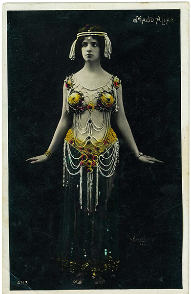 Maud Allan als »Salome« | Foto: Reutlinger, Paris | Ansichtskarte | © Sammlung Betz